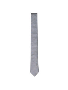 JIL SANDER (ジルサンダー) ネクタイ 幅5cm SILVER×BLUE