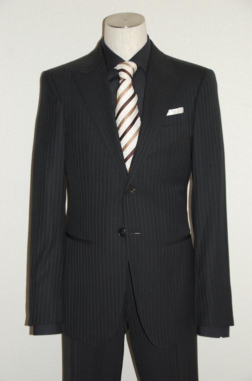 GIORGIO ARMANI (ジョルジオアルマーニ) スーツ size46 BLACK　トータルコーディネート C